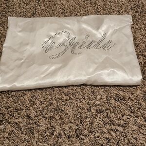 White Bride Satin Robe
